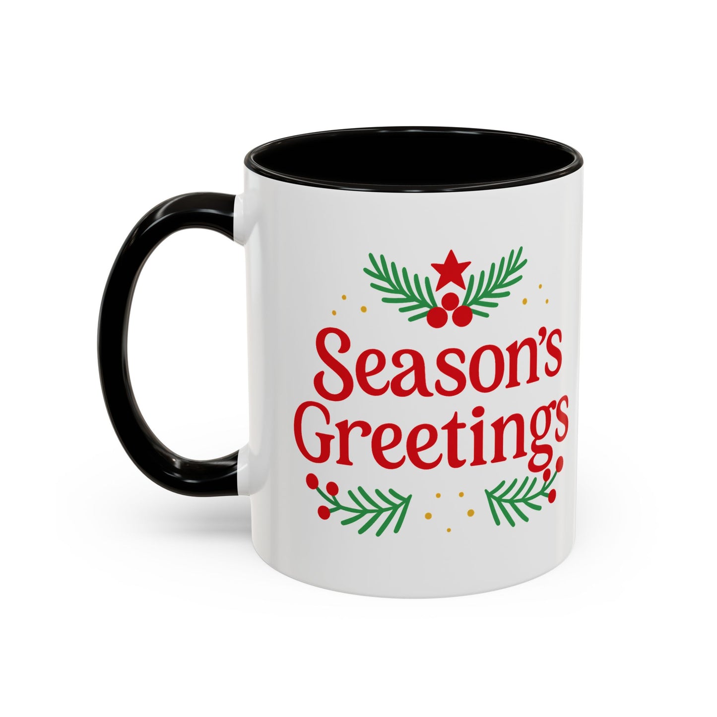 "Season's Greetings" Accent Mug