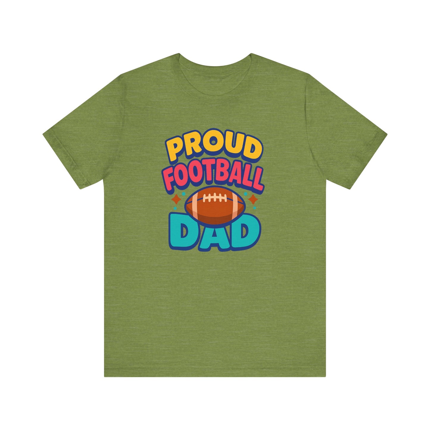 "Proud Football Dad" Short Sleeve Tee