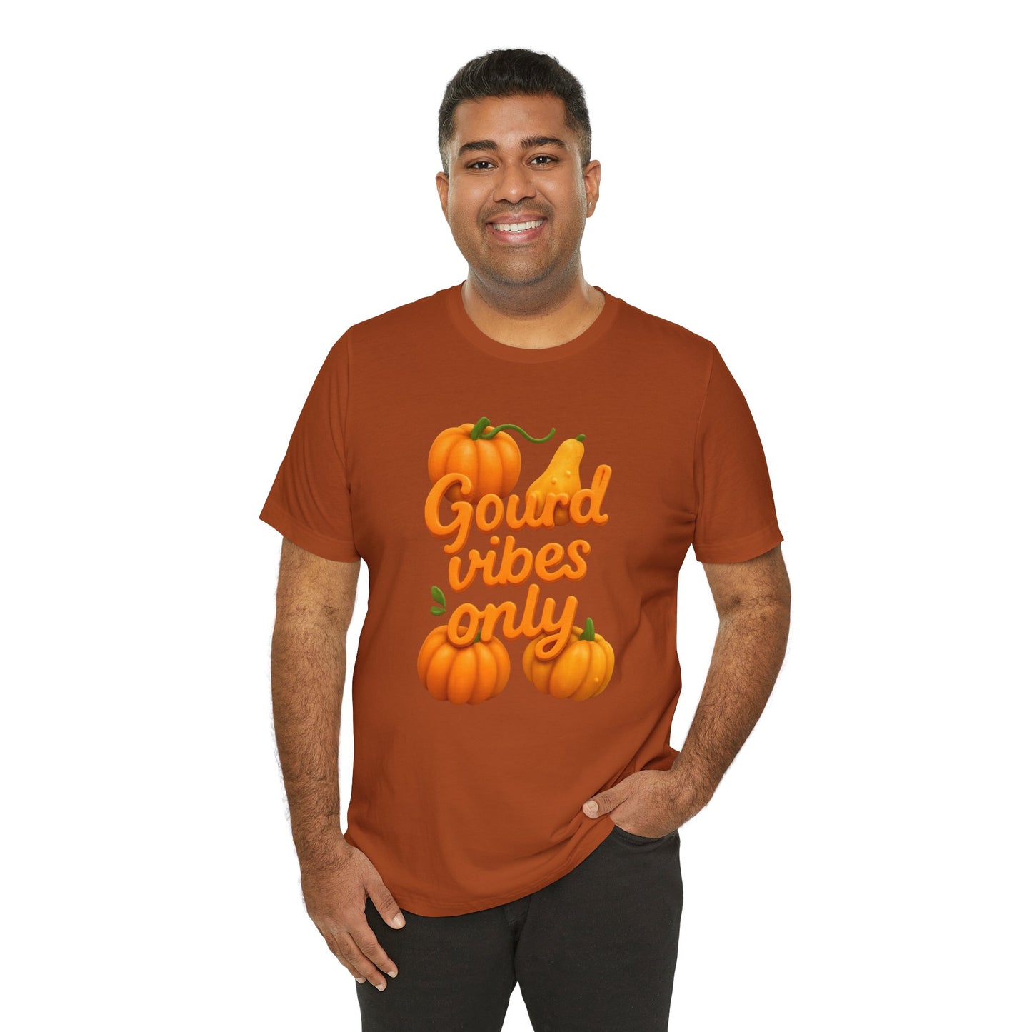 "Gourd Vibes Only" Fall Unisex Tee