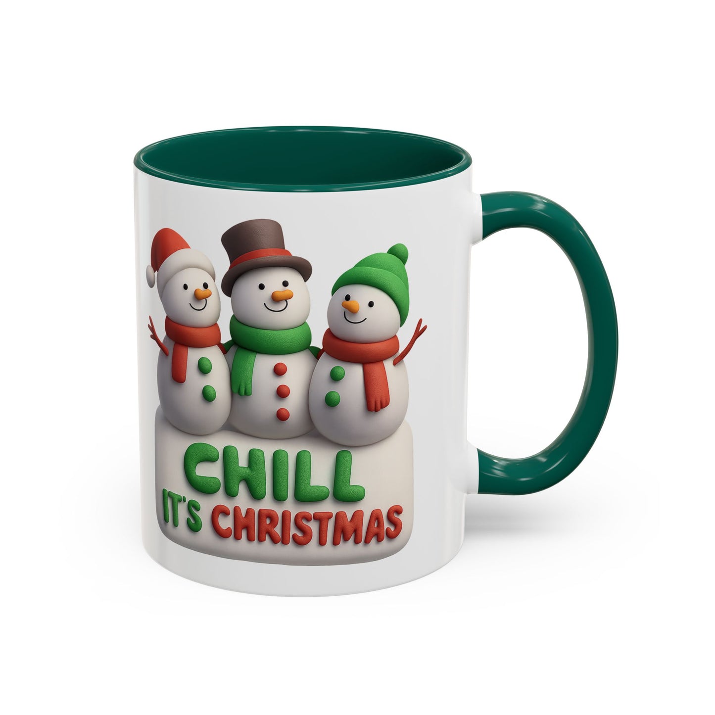 "Chill It's Christmas" Accent Mug