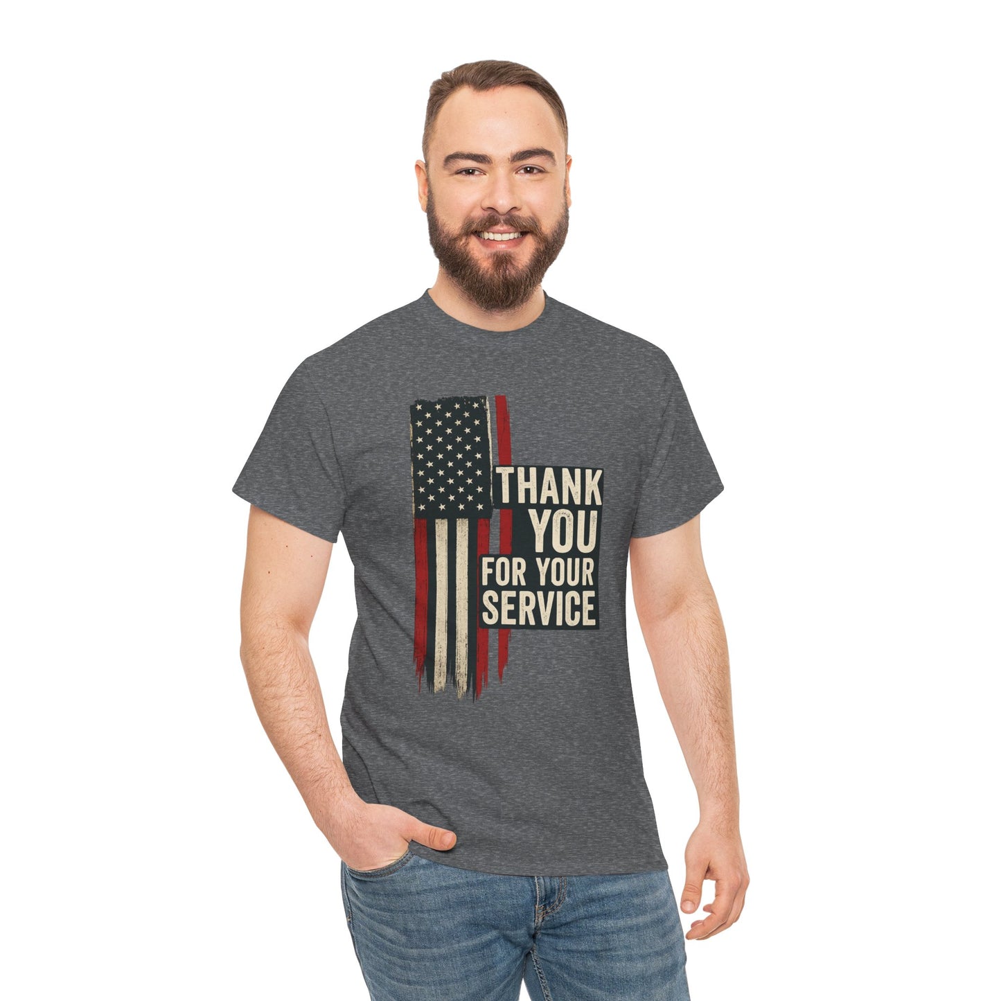 "Thank You For Your Service" Veterans Day Unisex Tee