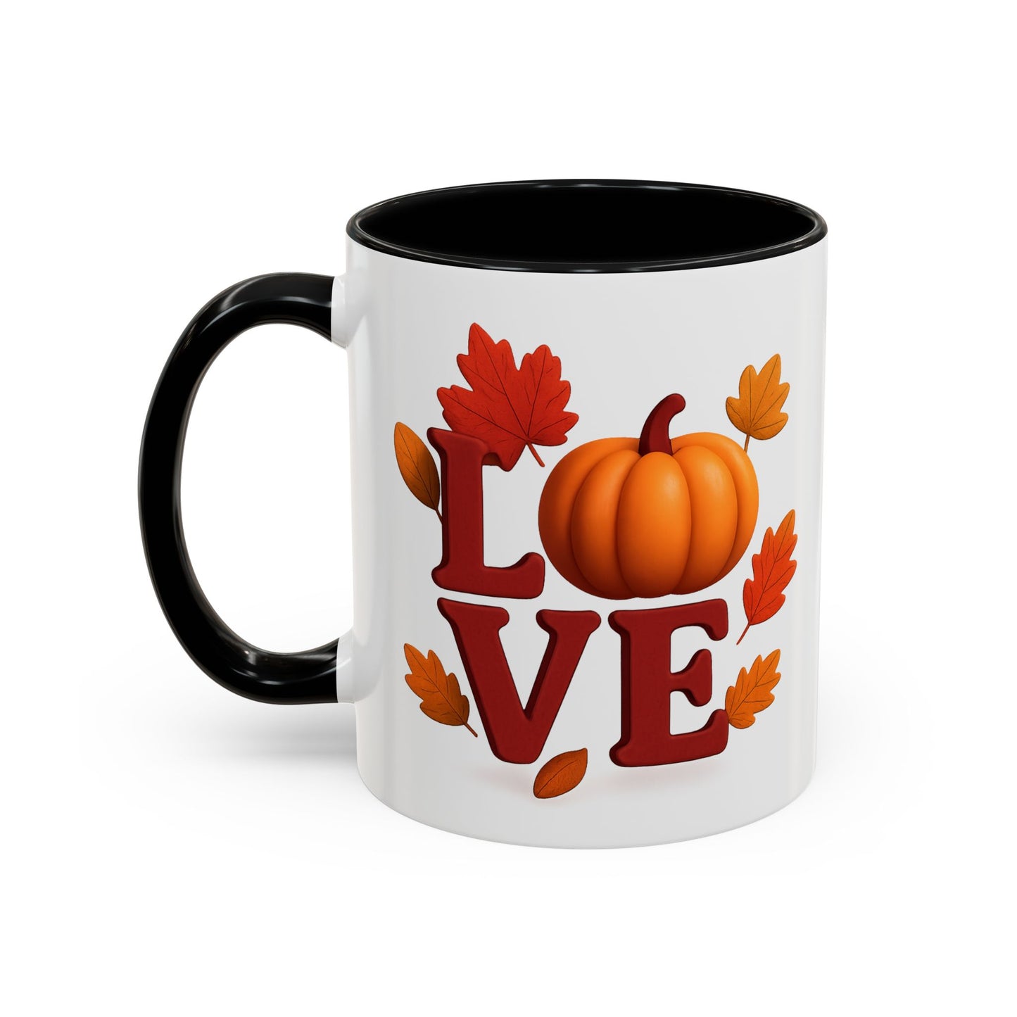 "Love" Fall Accent Coffee Mug