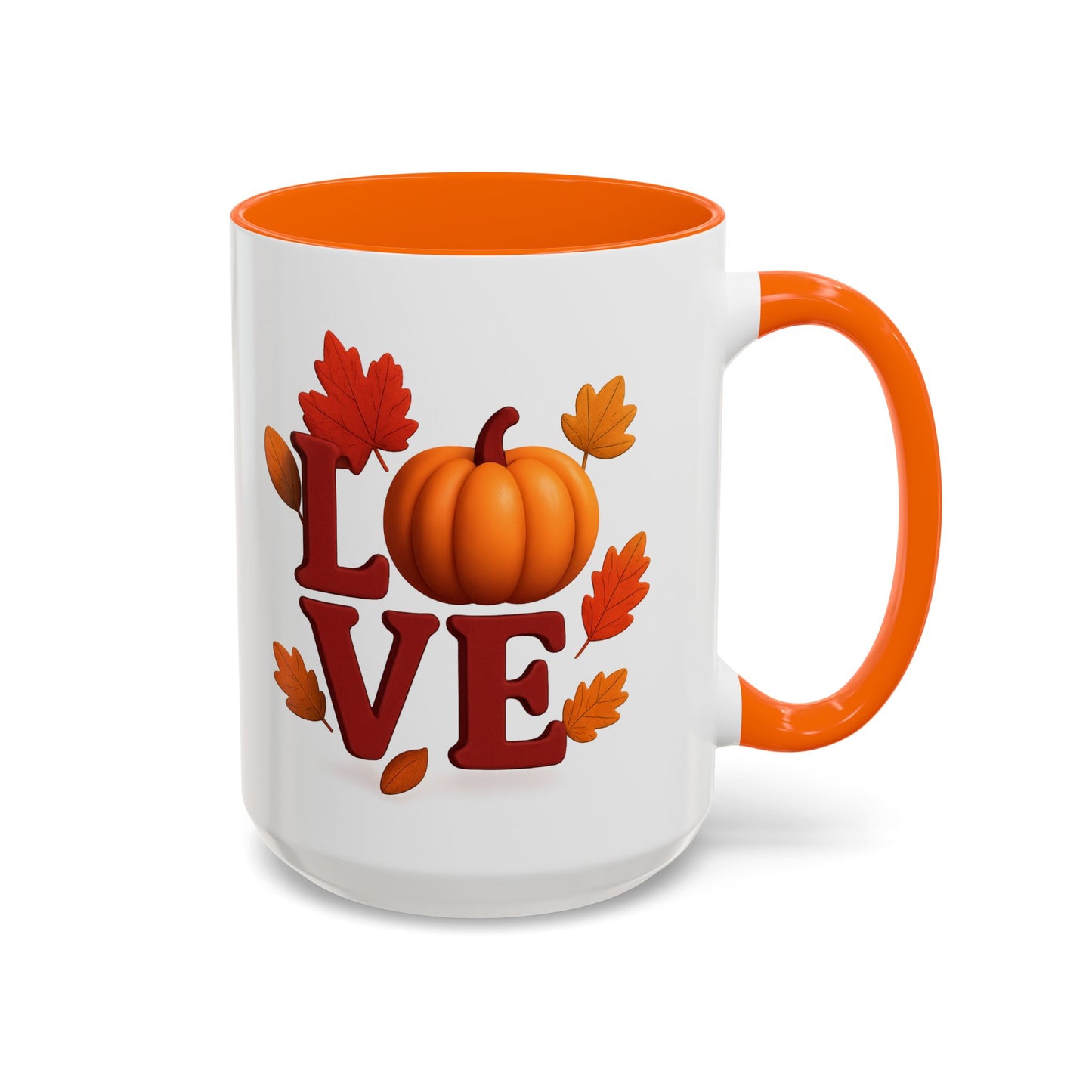"Love" Fall Accent Coffee Mug