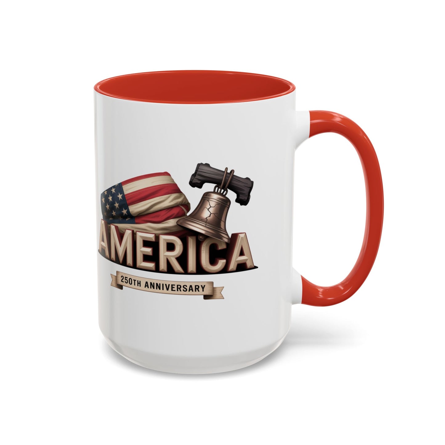 America Built 250th Anniversary Coffee Mug | Patriotic USA Pride Mug – 11oz & 15oz