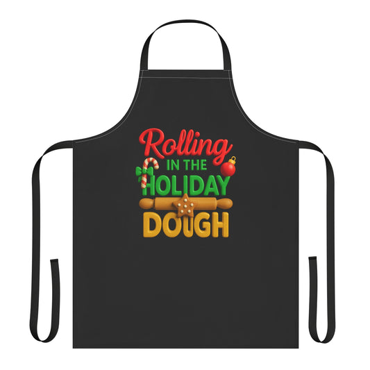 "Rolling in the Holiday Dough" Holiday Apron