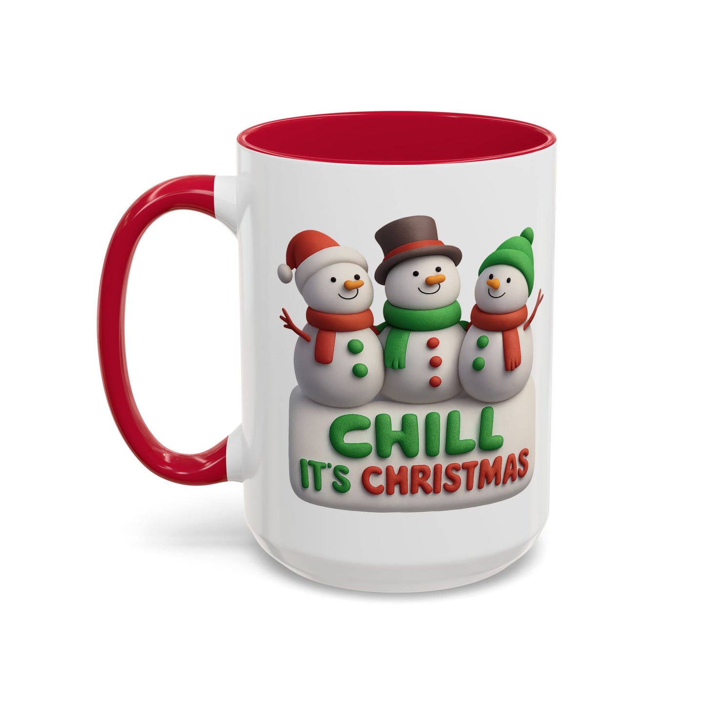 "Chill It's Christmas" Accent Mug