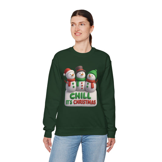 "Chill It's Christmas" Unisex Sweatshirt