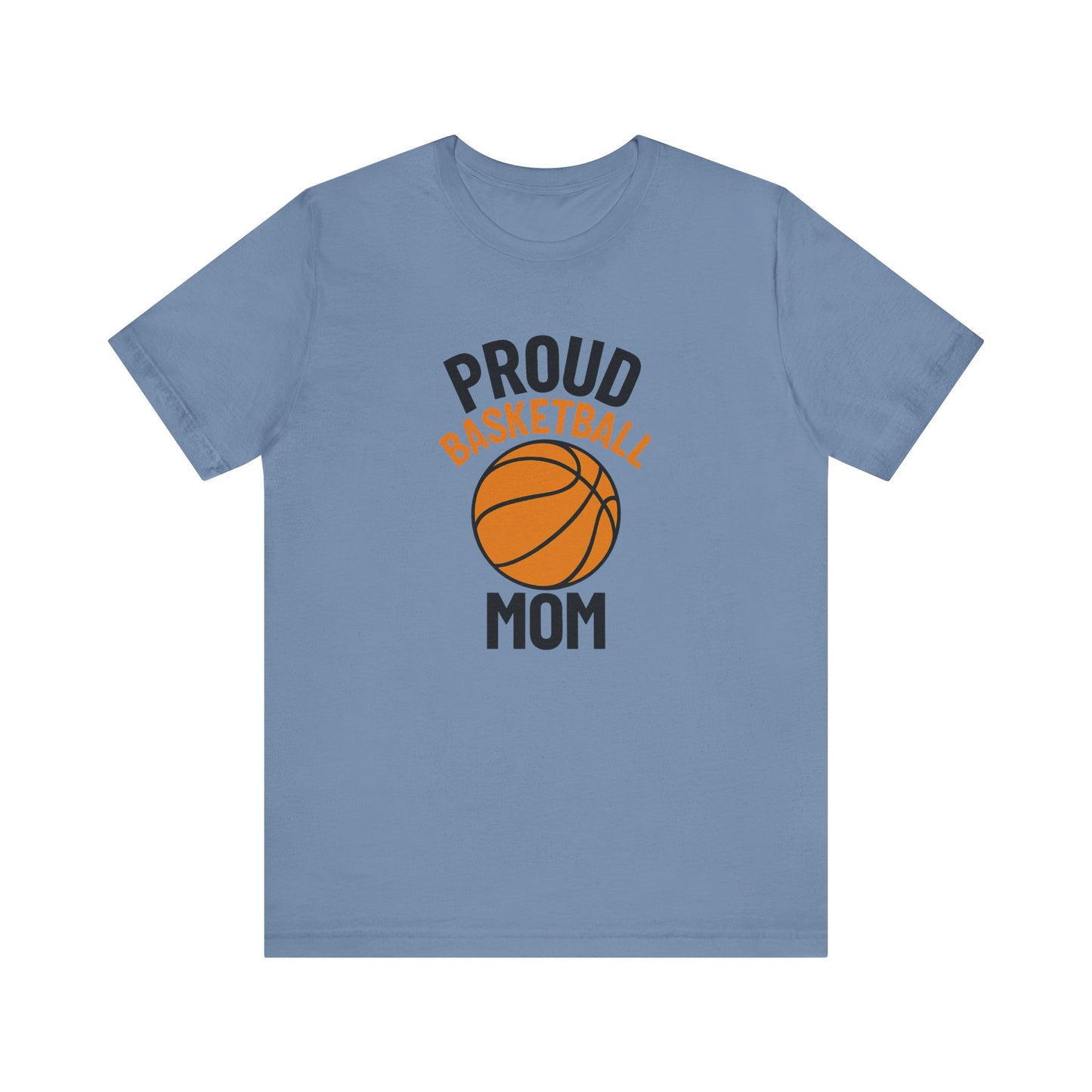 "Proud Basketball Mom" Jersey Tee