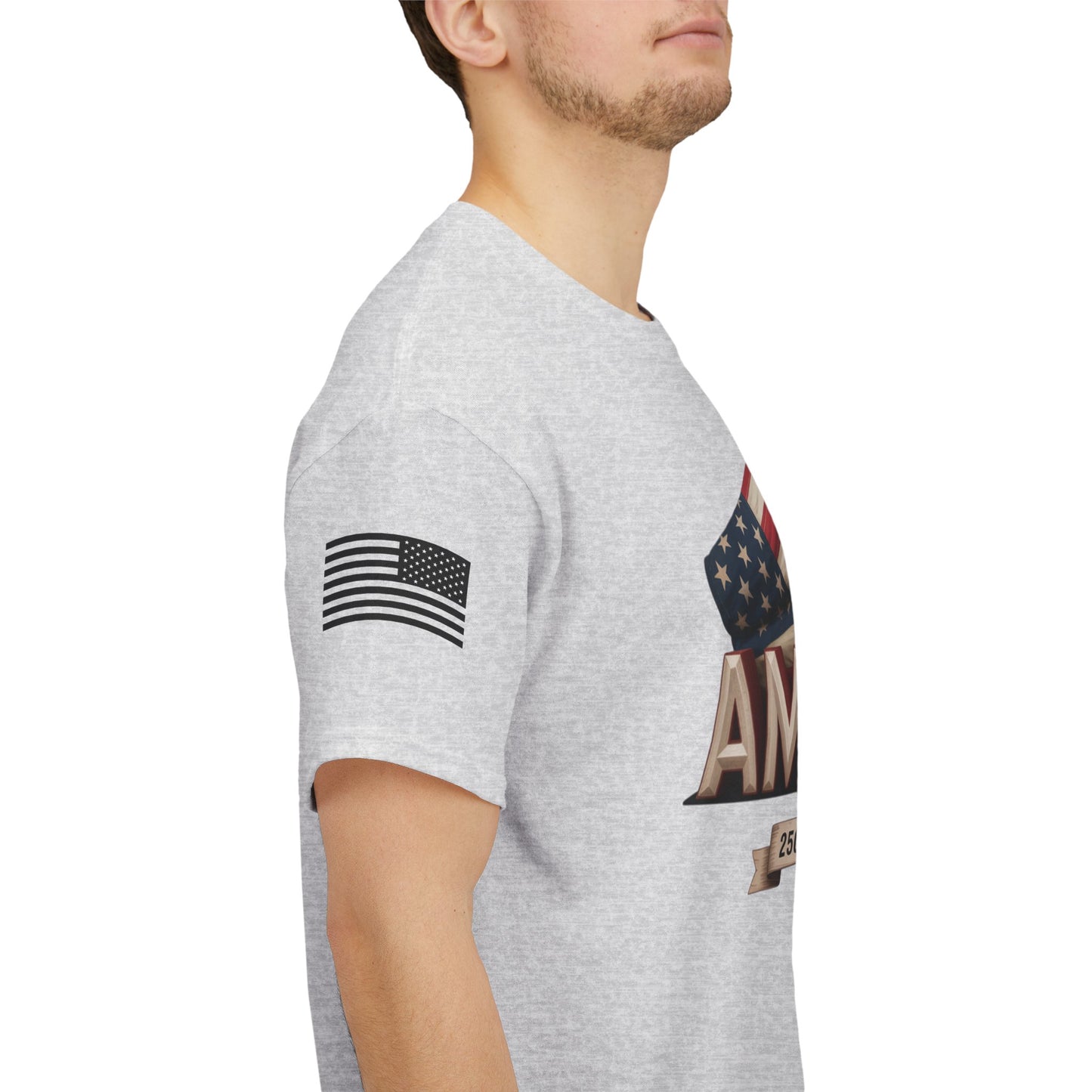 America Built. America Strong. USA 250th Anniversary Unisex Tee