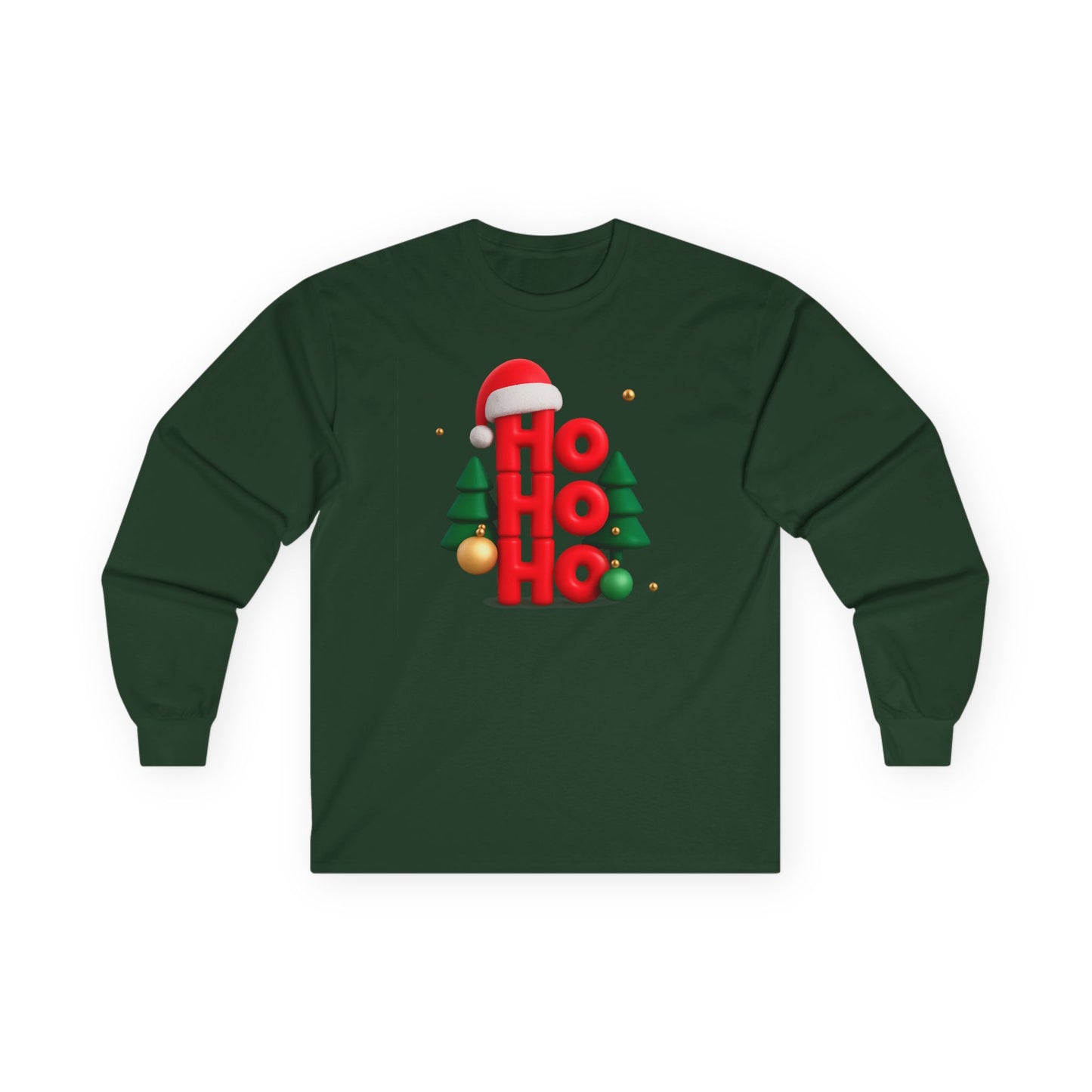 "Ho Ho Ho" Unisex Long Sleeve Tee