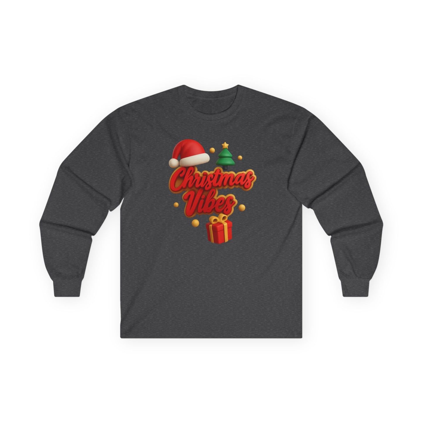"Christmas Vibes" Unisex Long Sleeve Tee