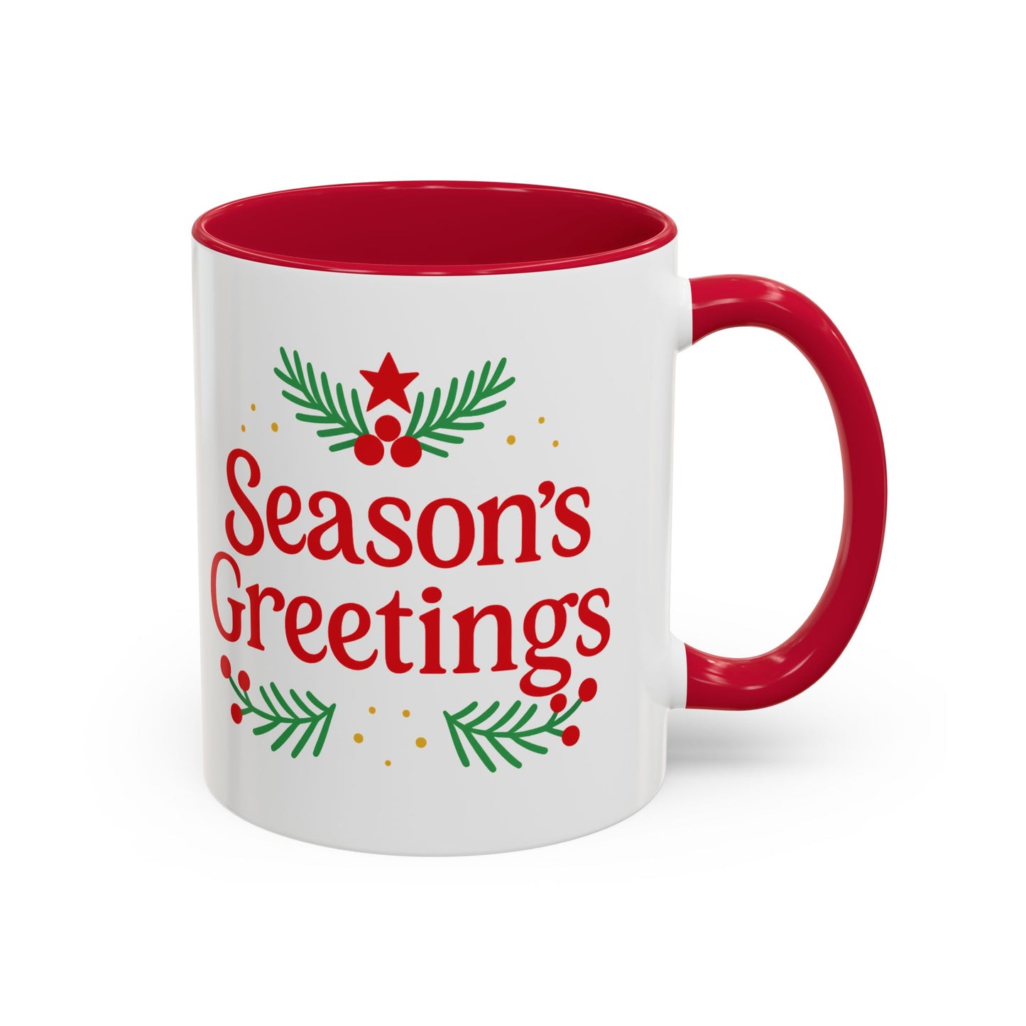 "Season's Greetings" Accent Mug