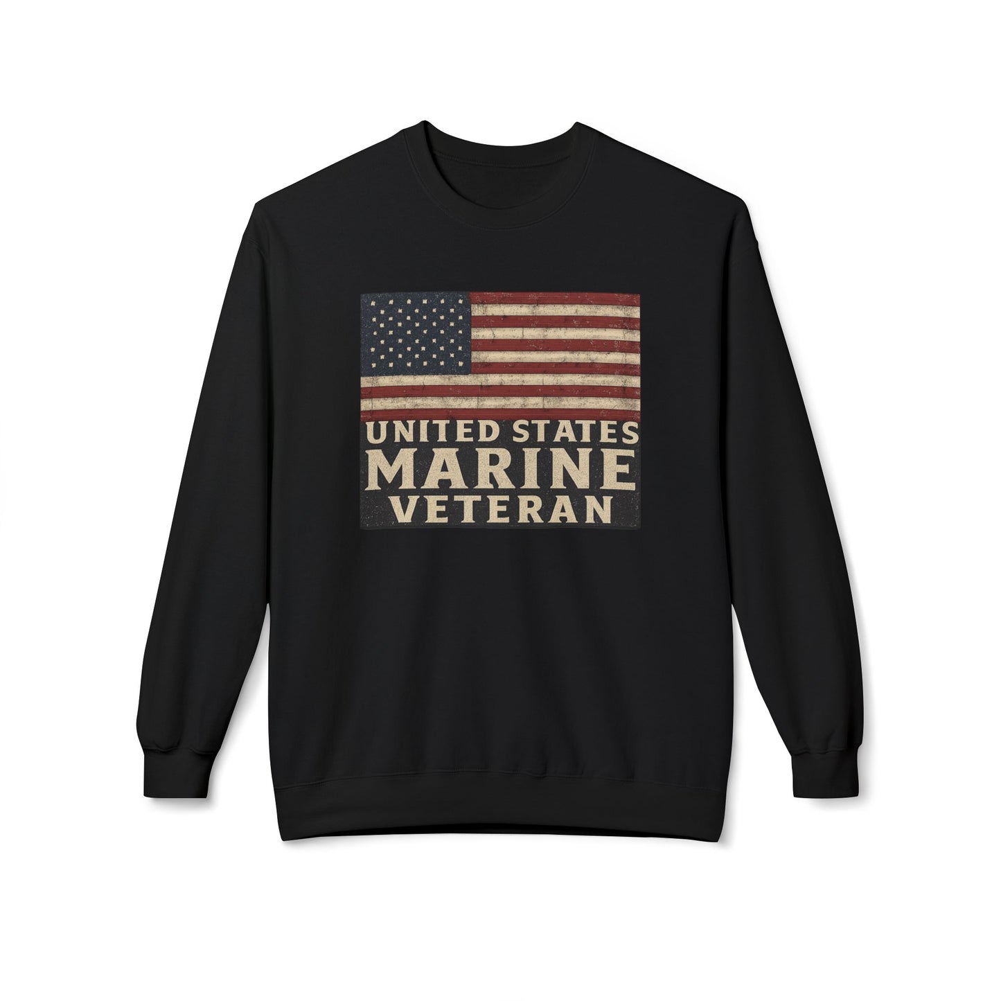 Marine Vet Unisex Fleece Crewneck Sweatshirt