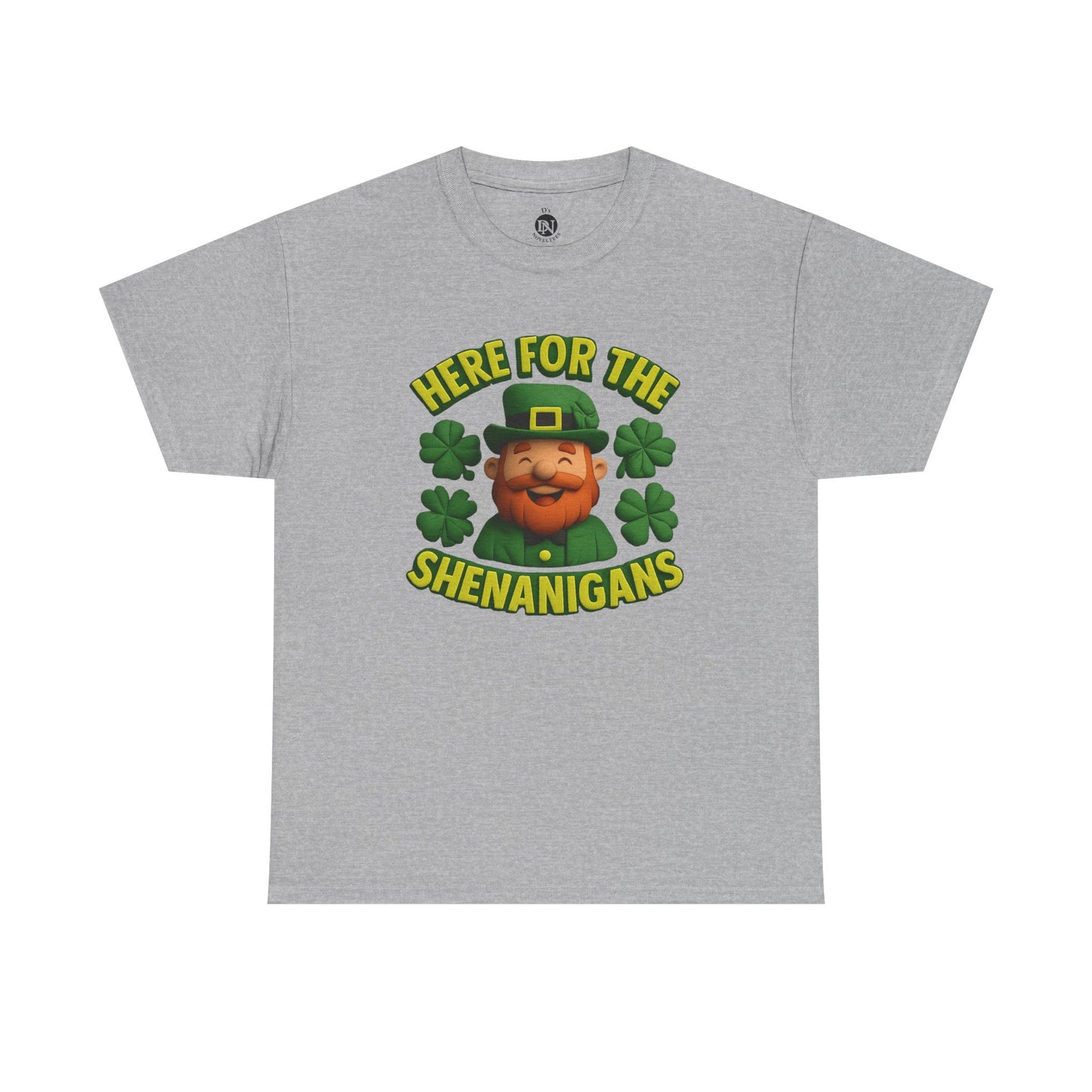 "Here for the Shenanigans" St. Patrick's Unisex Tee