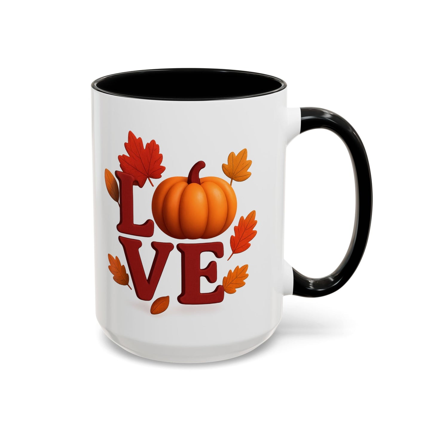 "Love" Fall Accent Coffee Mug