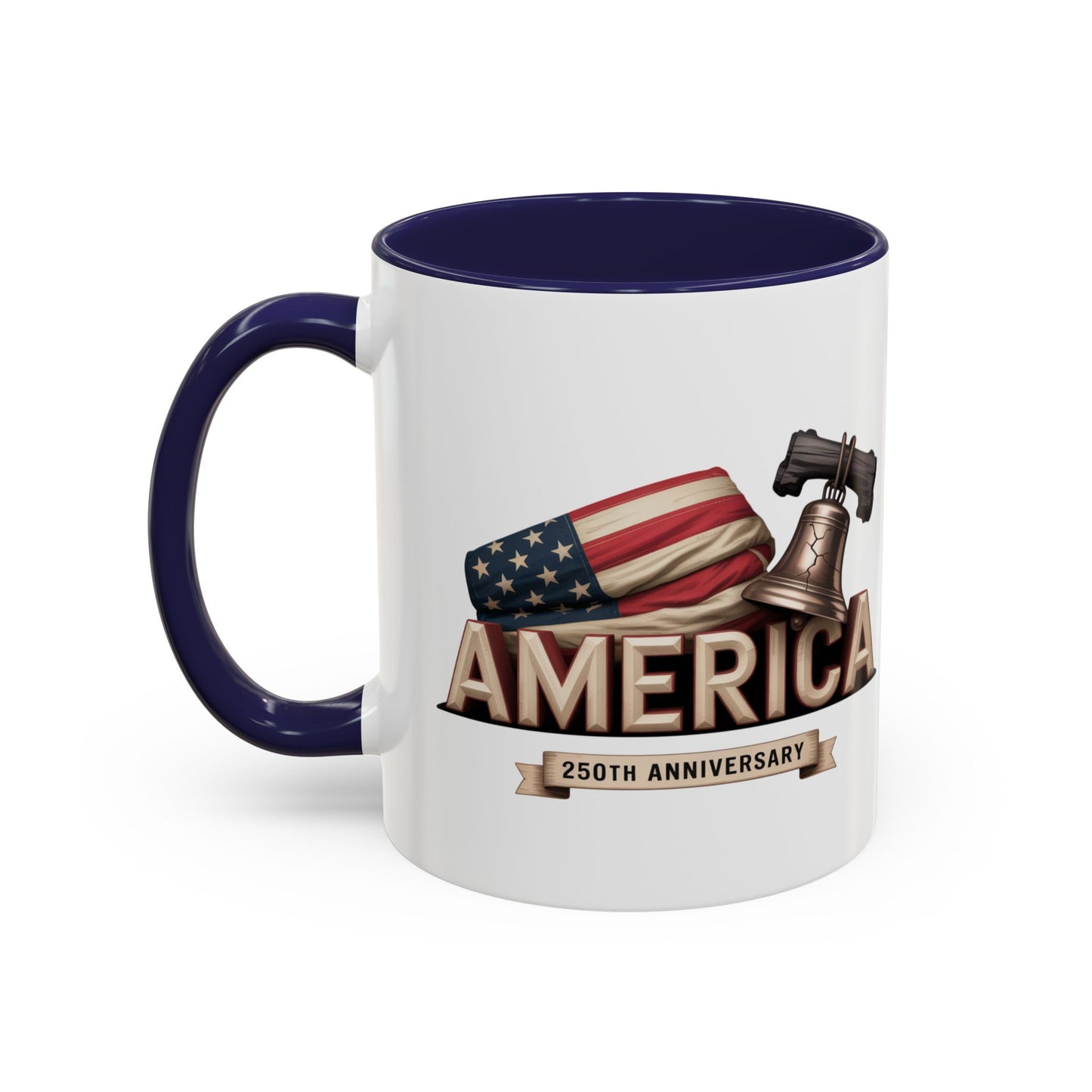 America Built 250th Anniversary Coffee Mug | Patriotic USA Pride Mug – 11oz & 15oz