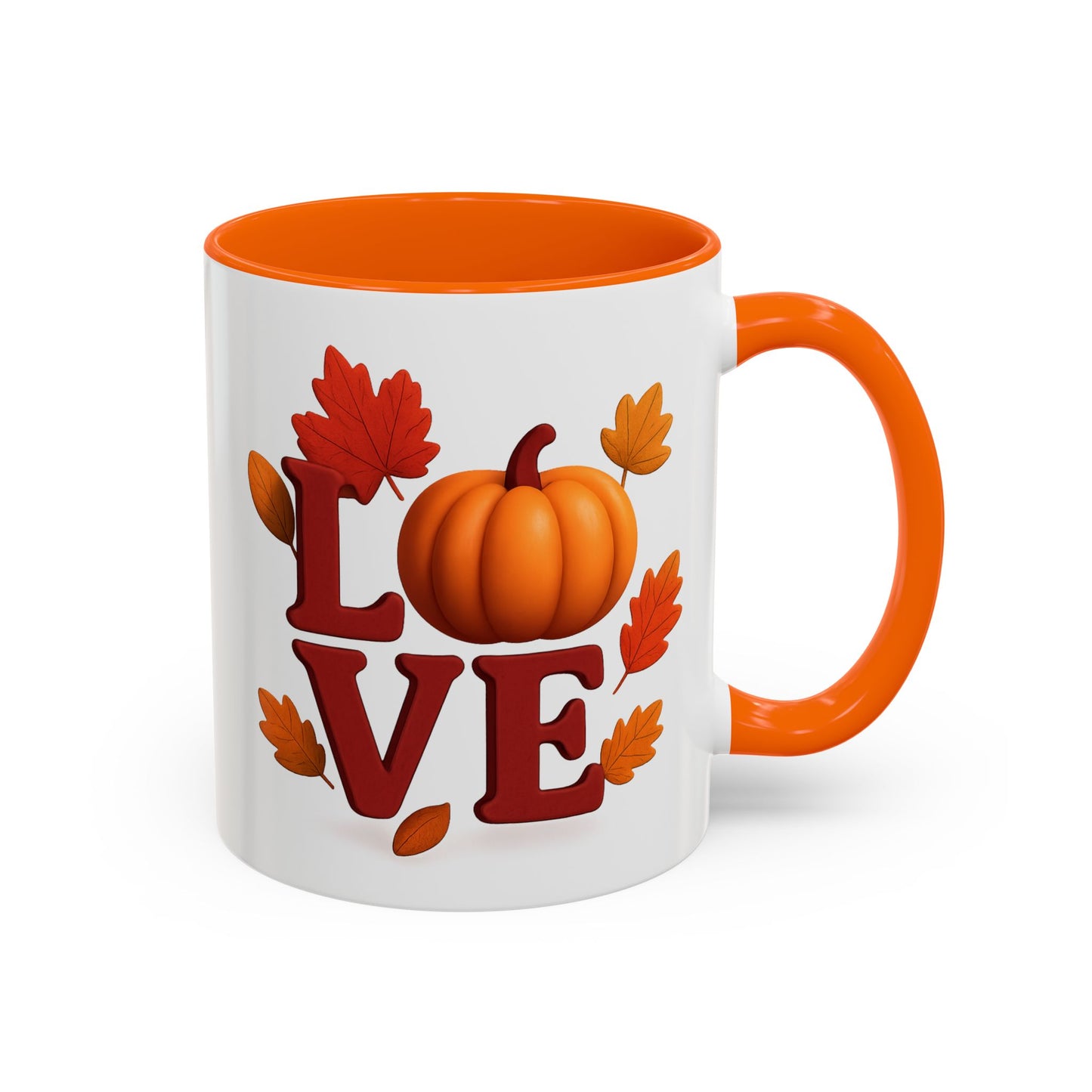 "Love" Fall Accent Coffee Mug
