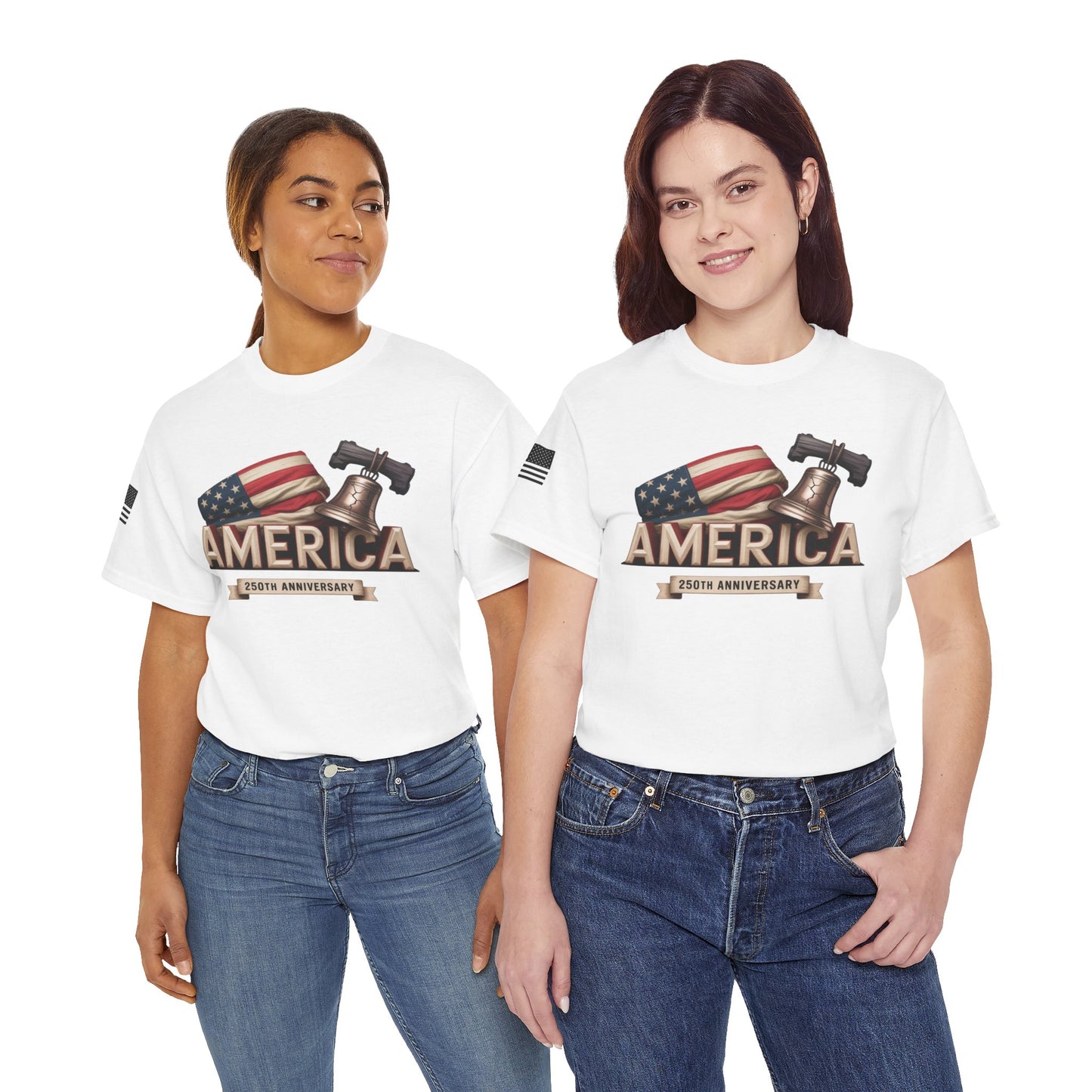 America Built. America Strong. USA 250th Anniversary Unisex Tee