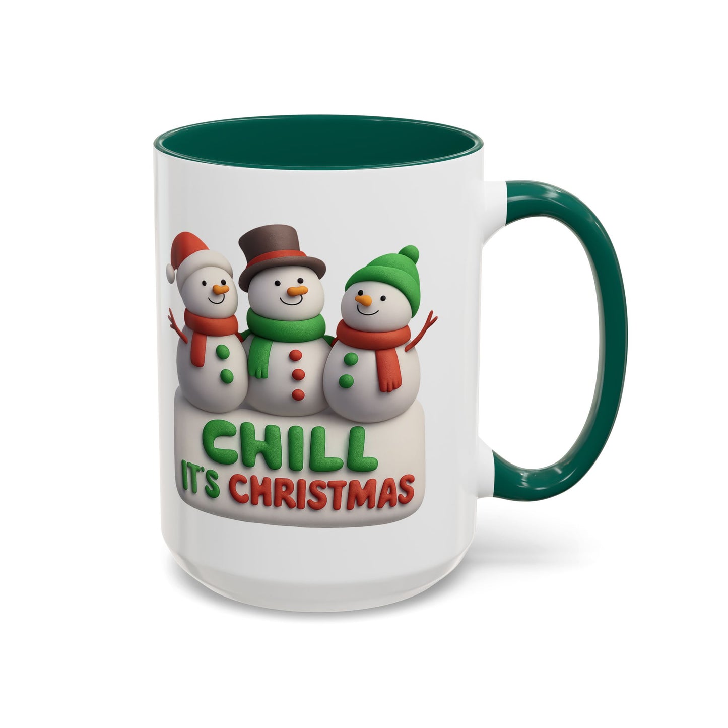 "Chill It's Christmas" Accent Mug