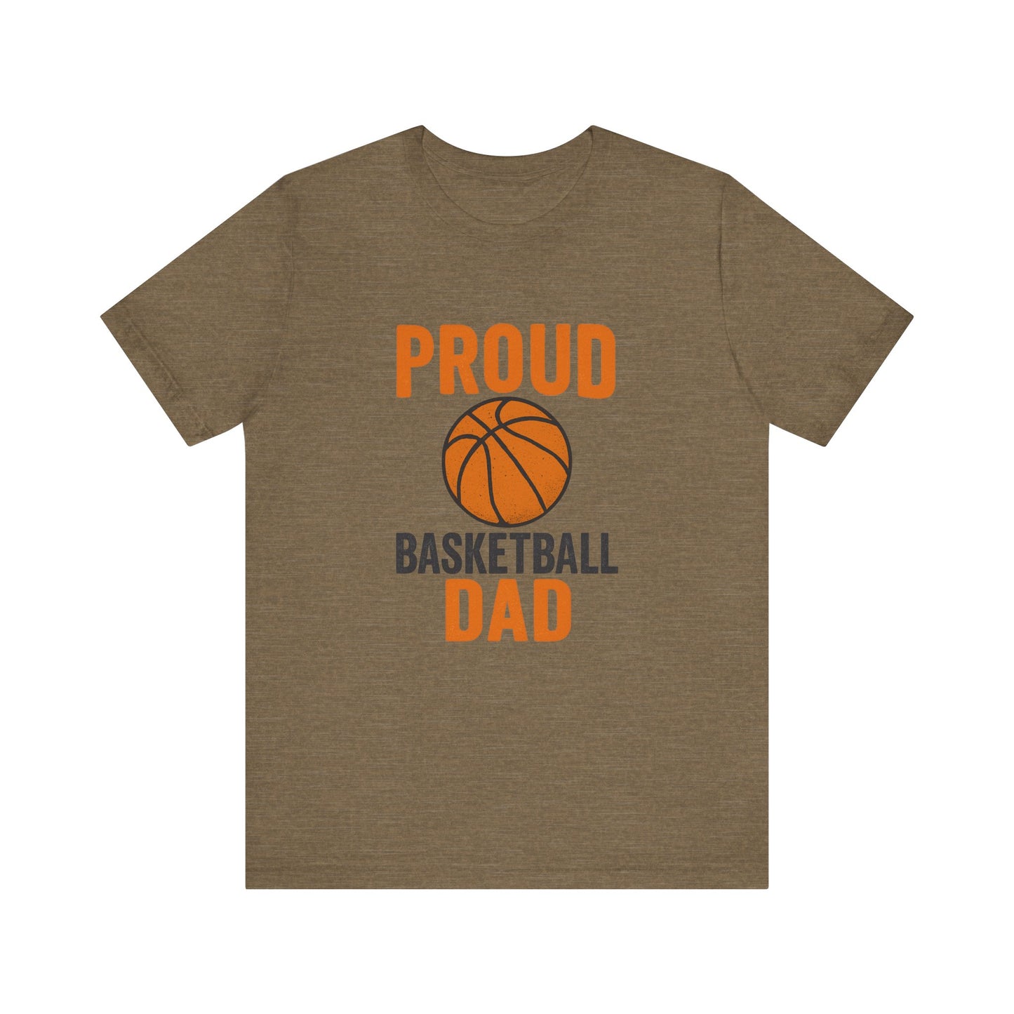 "Proud Basketball Dad" Jersey Tee