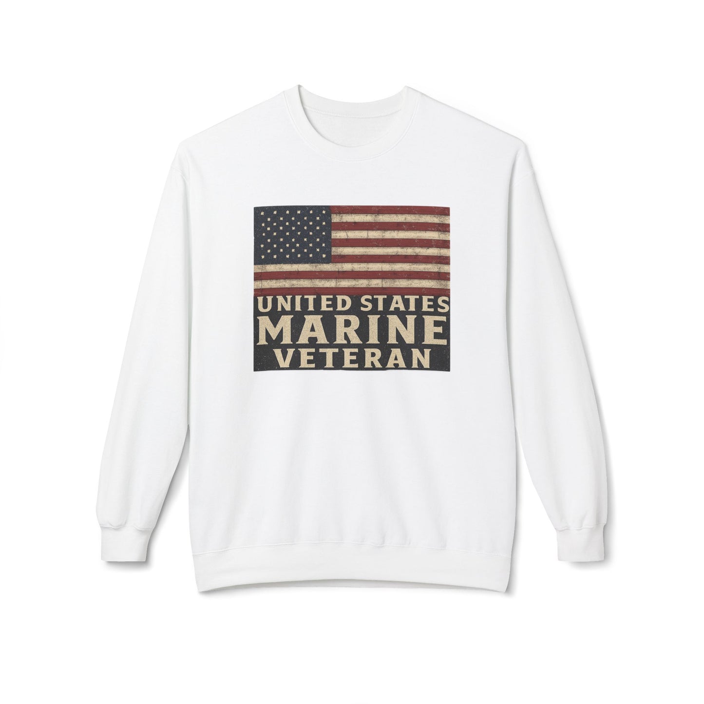 Marine Vet Unisex Fleece Crewneck Sweatshirt