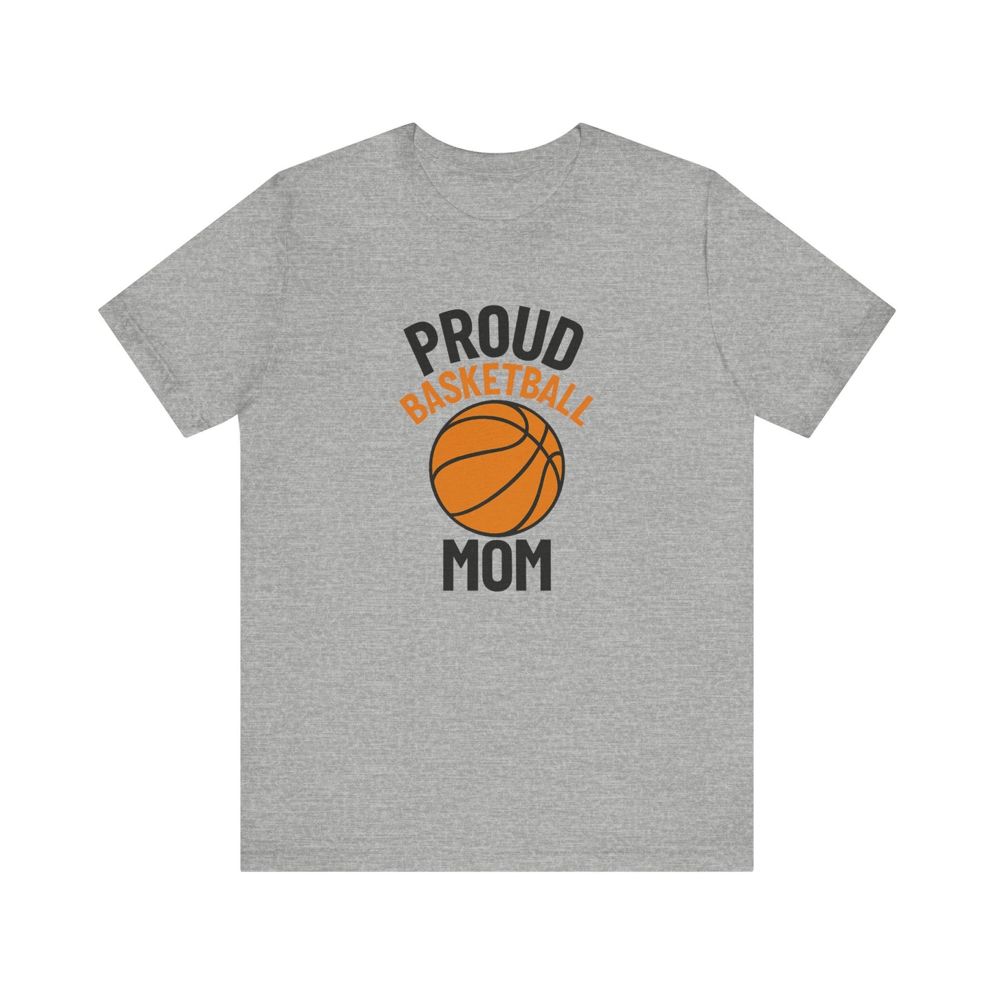 "Proud Basketball Mom" Jersey Tee