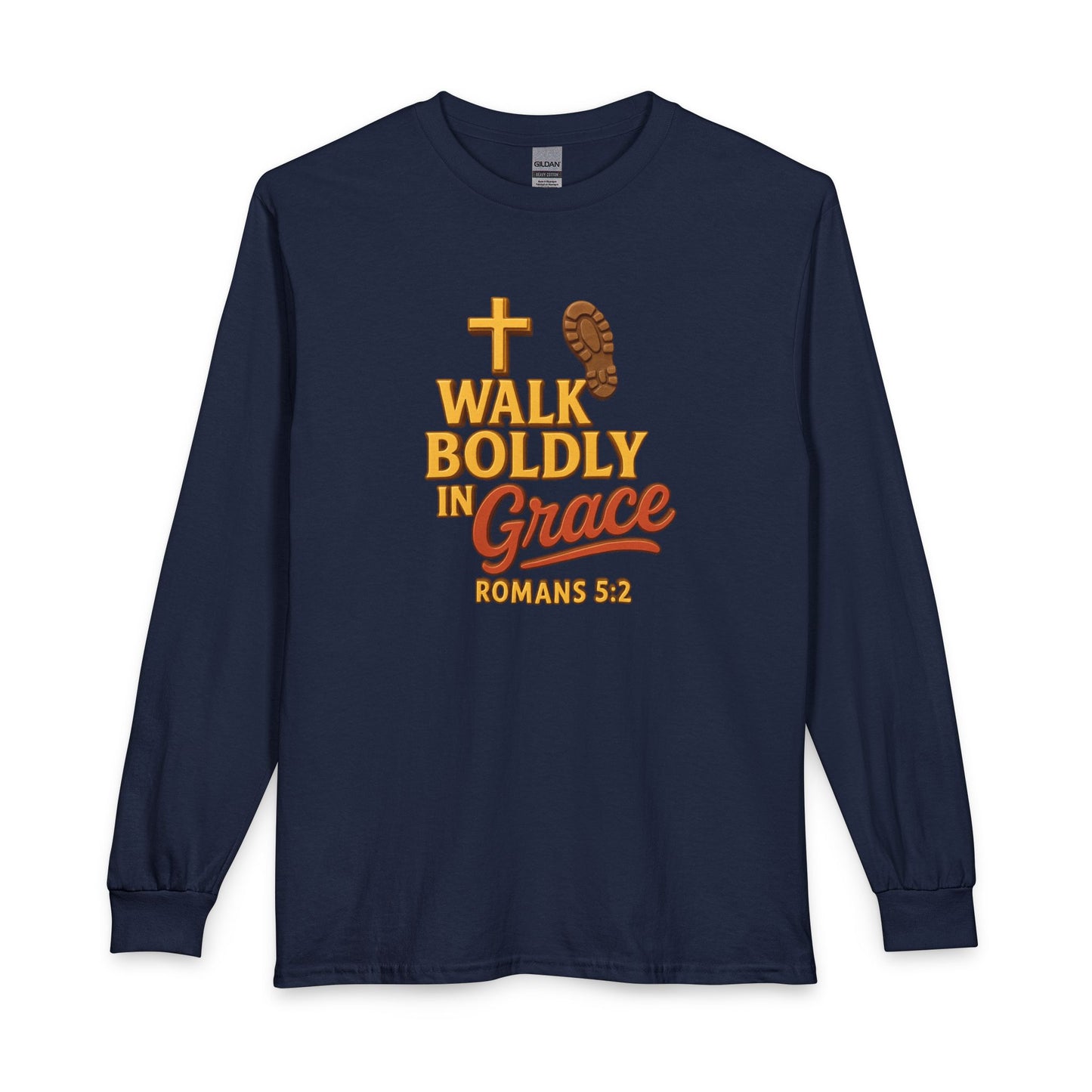 "Walking Boldly in Grace" Unisex Long Sleeve T-Shirt