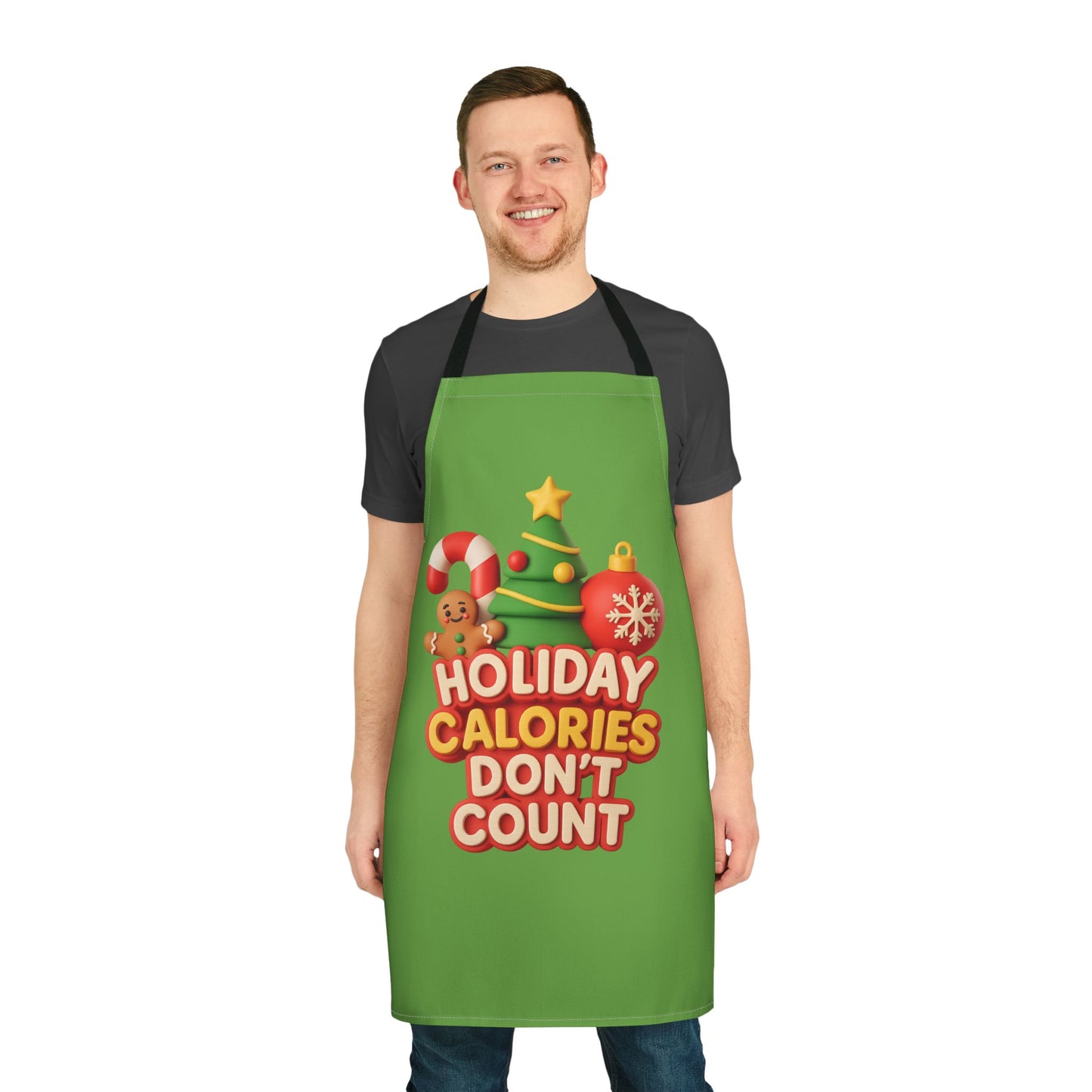 "Holiday Calories Don't Count" Holiday Apron