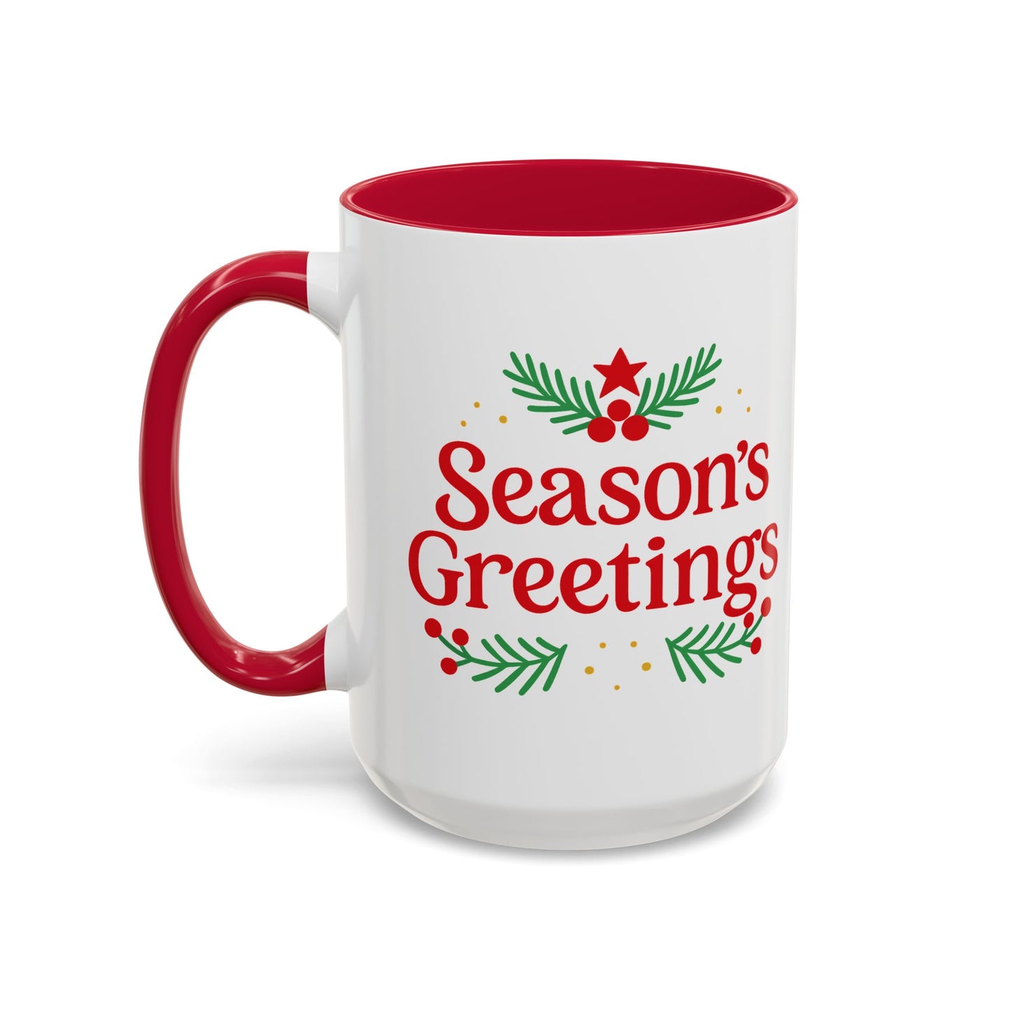"Season's Greetings" Accent Mug