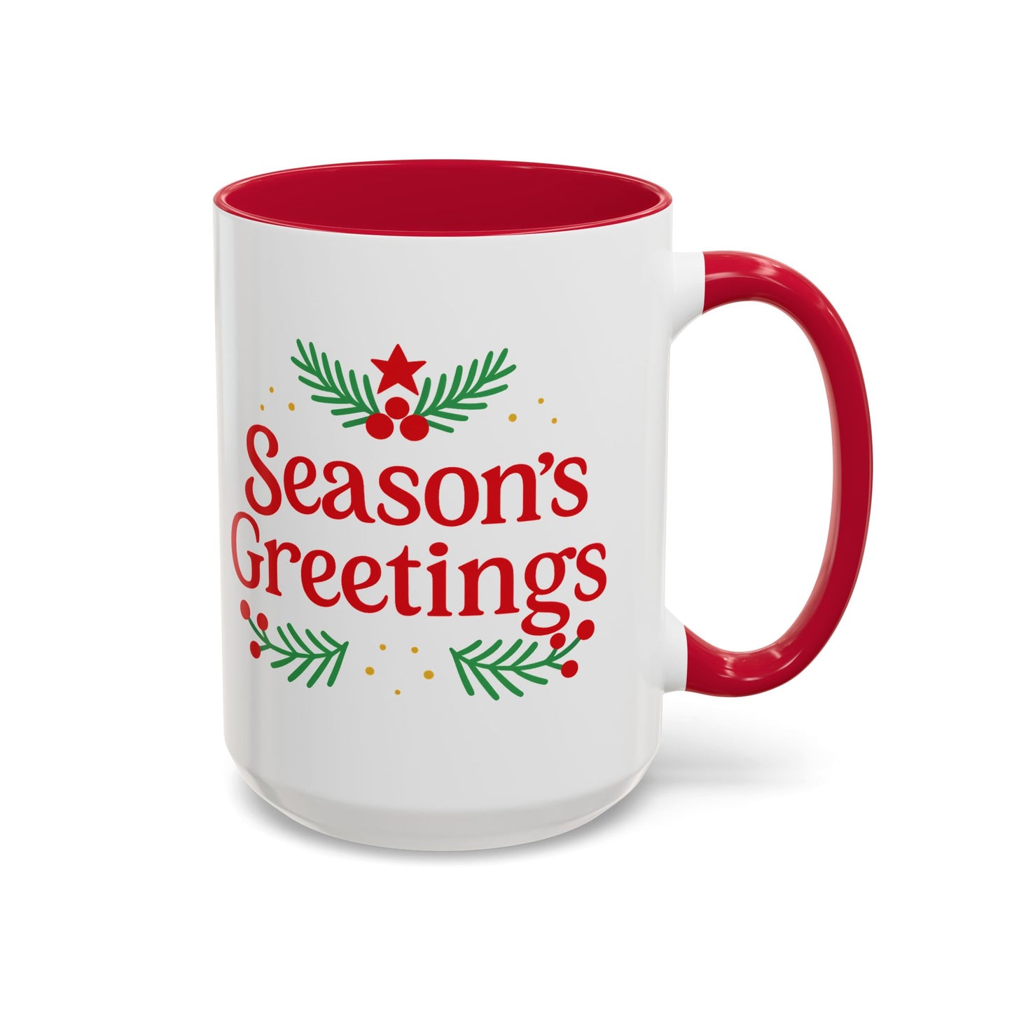 "Season's Greetings" Accent Mug