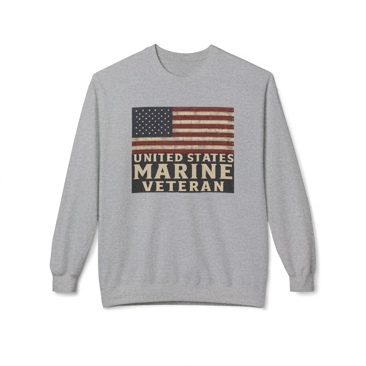 Marine Vet Unisex Fleece Crewneck Sweatshirt