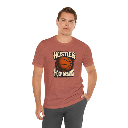 "Hustle & Hoop Dreams" Unisex Jersey Tee