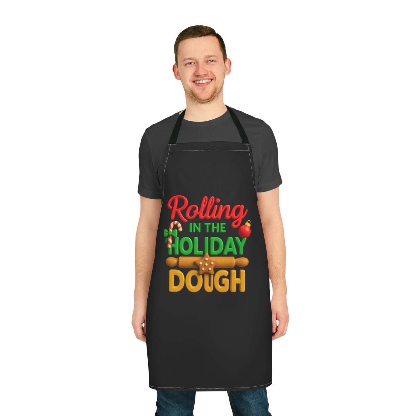 "Rolling in the Holiday Dough" Holiday Apron