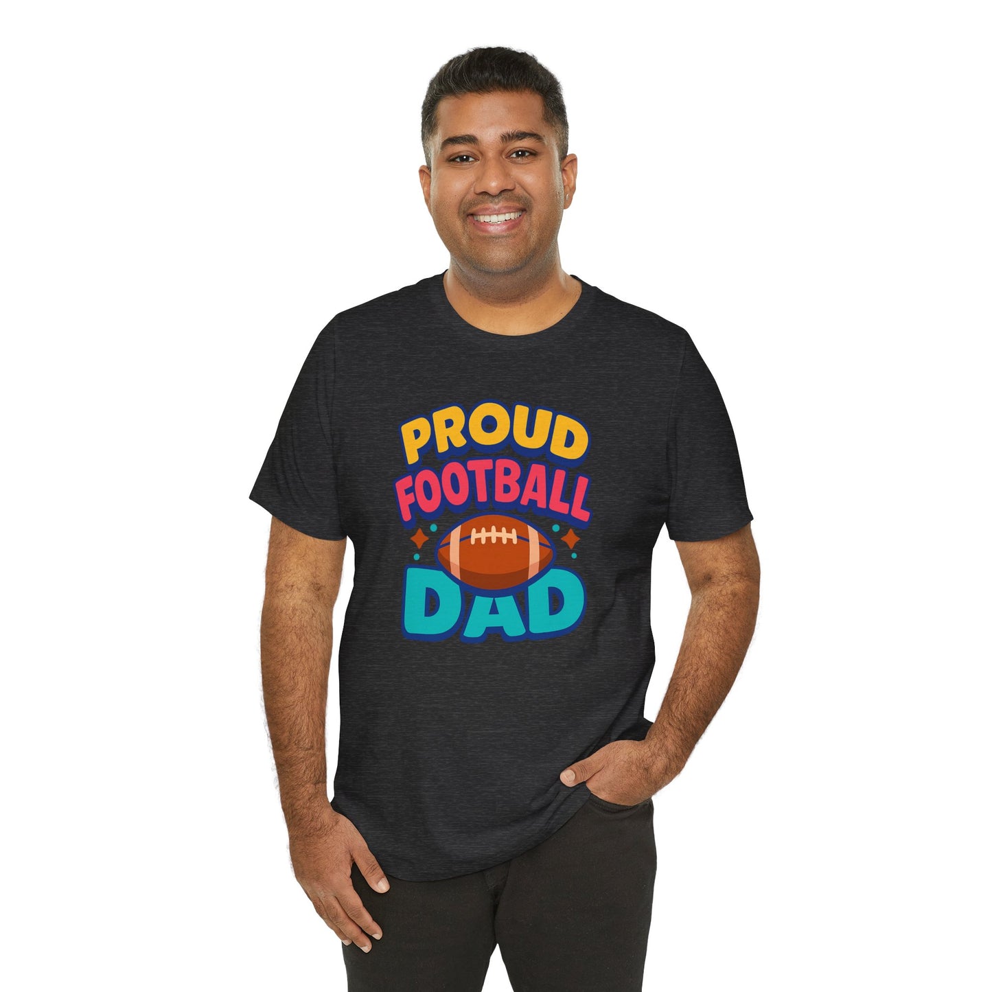 "Proud Football Dad" Short Sleeve Tee