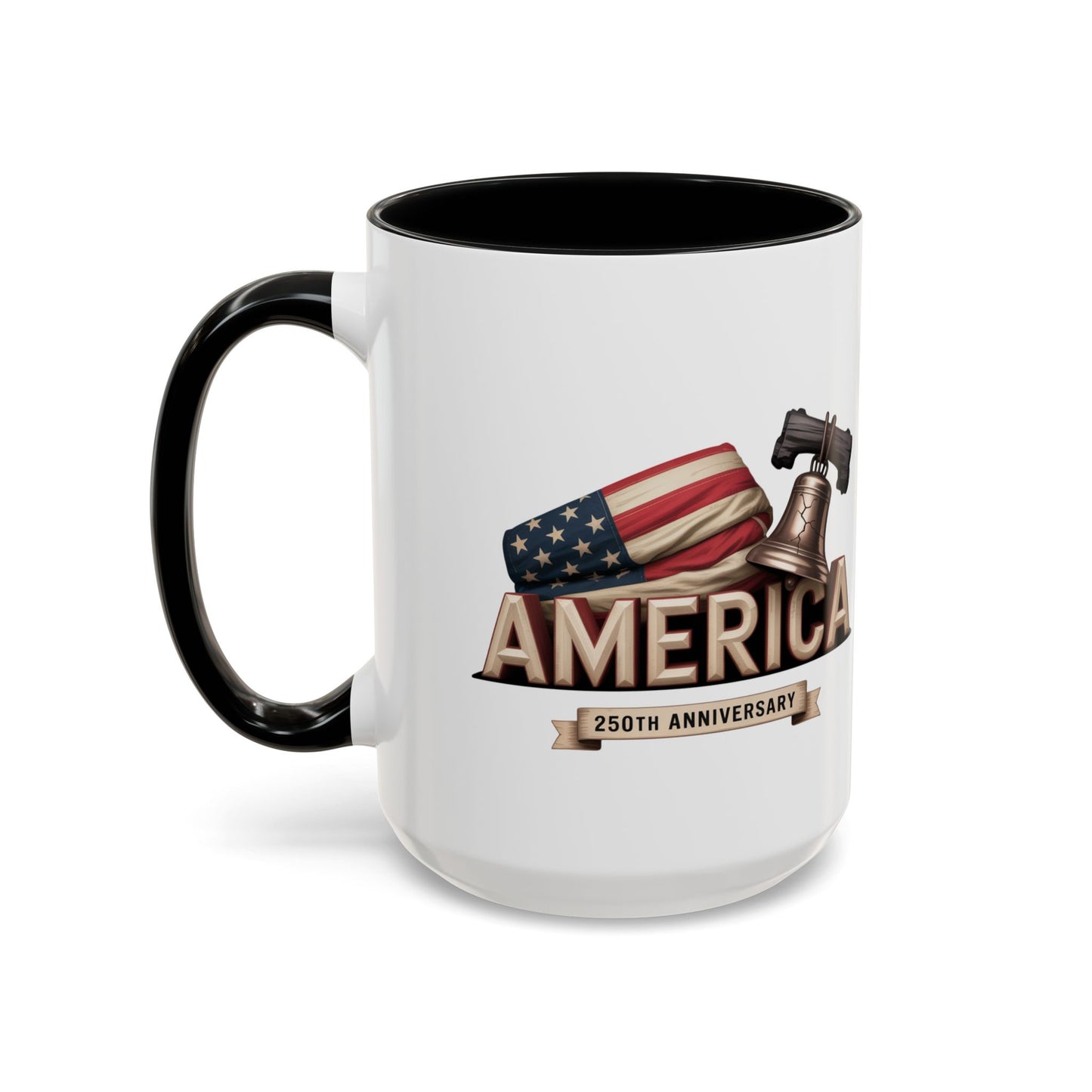 America Built 250th Anniversary Coffee Mug | Patriotic USA Pride Mug – 11oz & 15oz