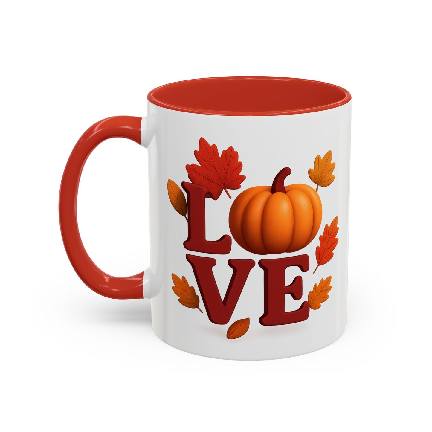 "Love" Fall Accent Coffee Mug