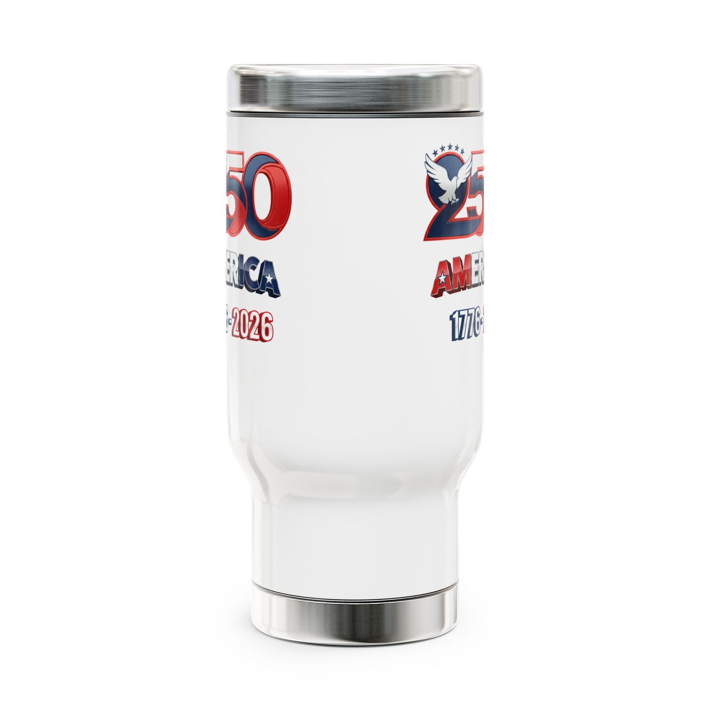 America 250th Insulated Travel Mug (1776–2026) Stainless Steel Travel Mug with Handle, 14oz