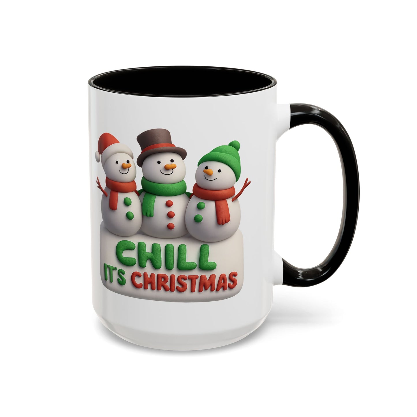 "Chill It's Christmas" Accent Mug