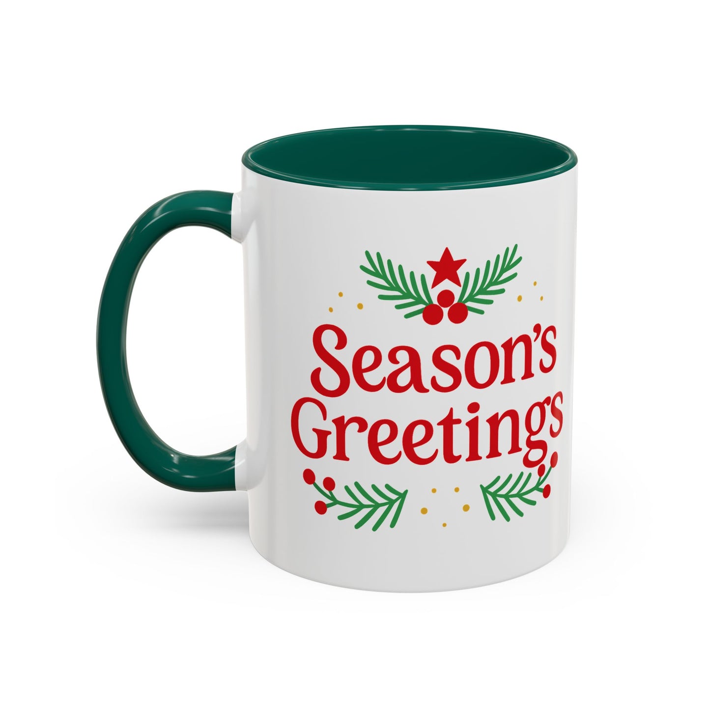 "Season's Greetings" Accent Mug
