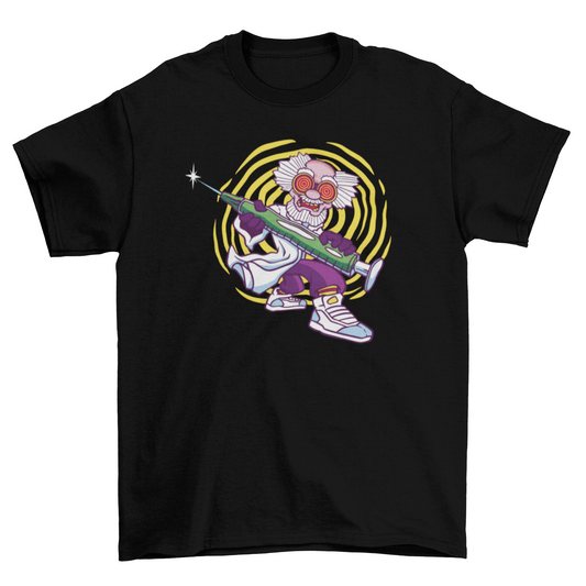 Cool mad scientist t-shirt